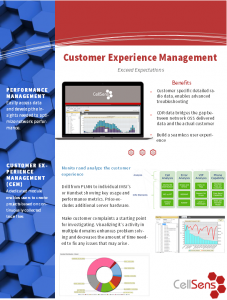 Monitor and analyze the mobile customer experience.